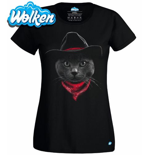 Obrázek produktu Dětské tričko Kočka Kovboj