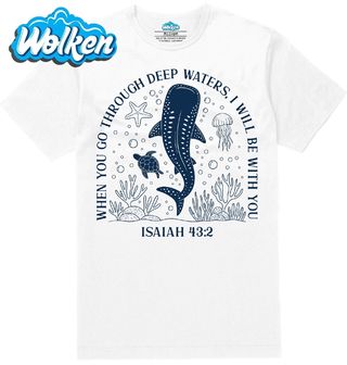 [cz] [produkt] [pánské tričko] [bílá] [hlavní] Když budeš procházet hlubokými vodami, budu s tebou.jpg