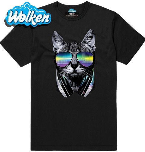 Obrázek produktu Pánské tričko DJ Kočka