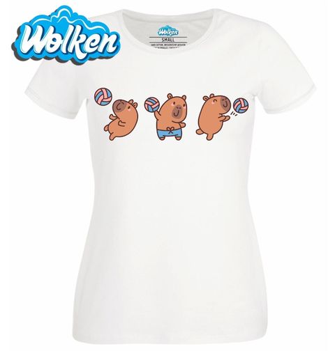 Obrázek produktu Dámské tričko Volejbal je Hra pro Capybary