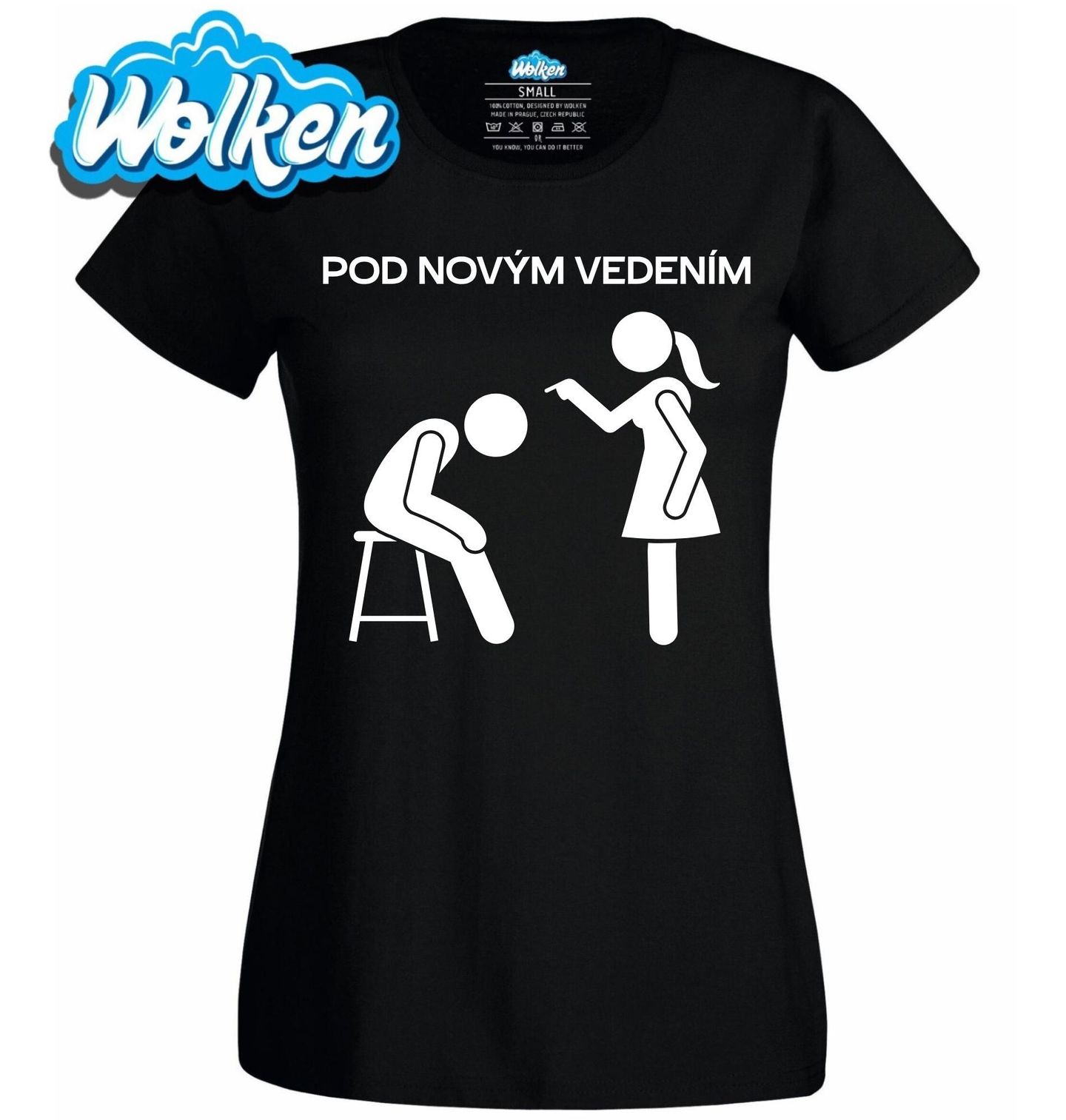 [cz] [produkt] [dámské tričko] [černá] [hlavní] Pod Novým Vedením.jpg