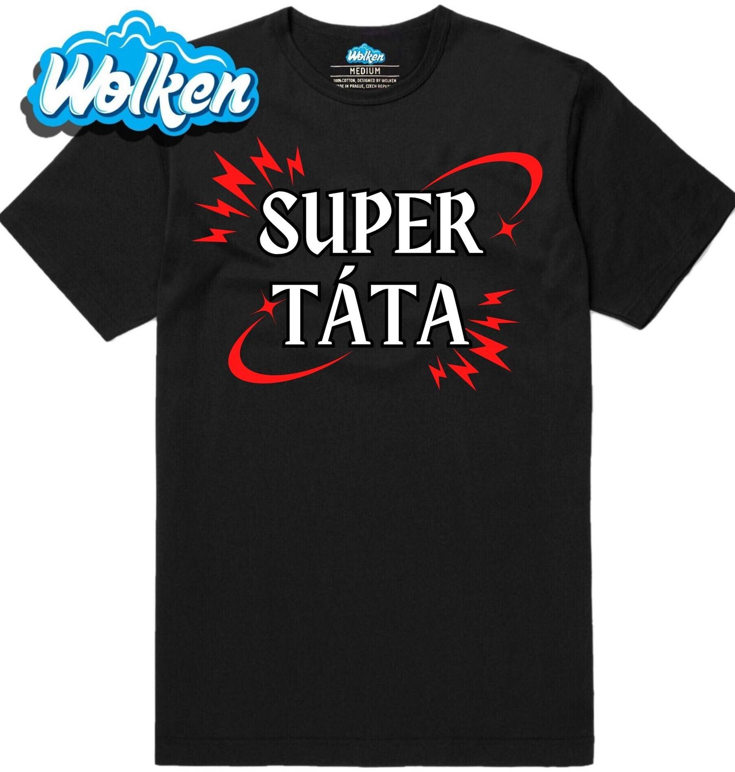 [cz] [produkt] [pánské tričko] [černá] [hlavní] Super Táta.jpg