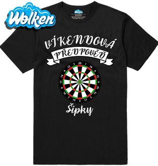 [cz] [produkt] [pánské tričko] [černá] [hlavní] Víkendová předpověď_ Šipky.jpg