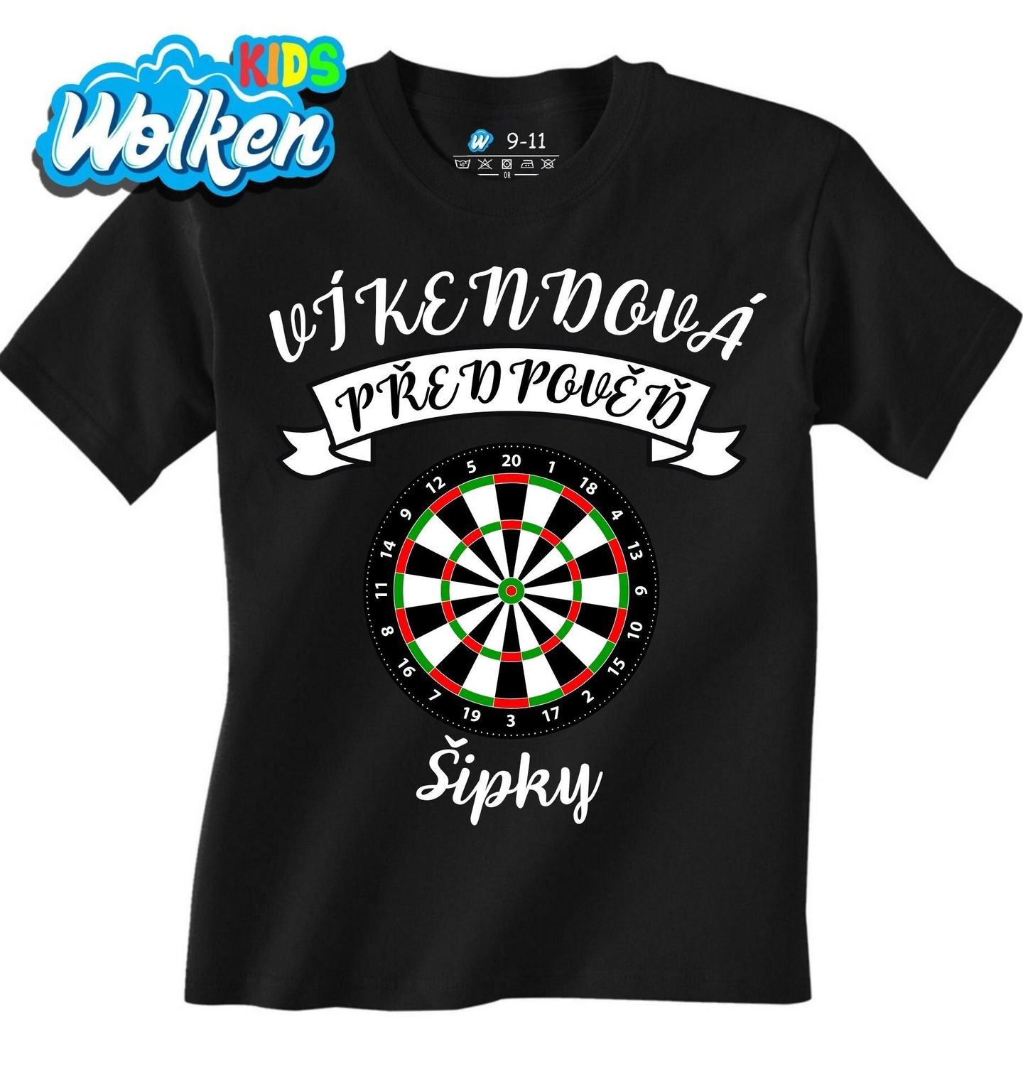 [cz] [produkt] [dětské tričko] [černá] [hlavní] Víkendová předpověď_ Šipky.jpg