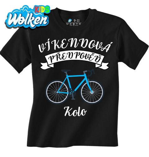 Obrázek produktu Dětské tričko Víkendová předpověď: Kolo