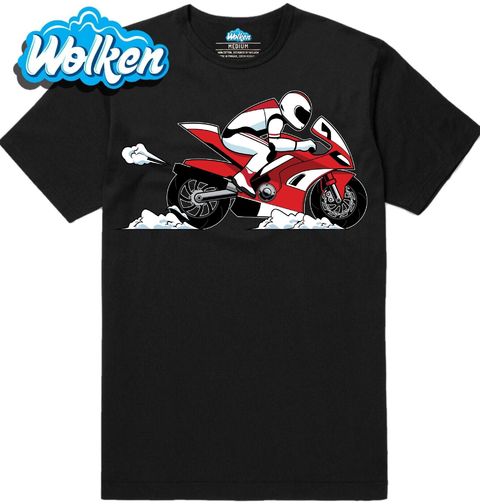 Obrázek produktu Pánské tričko Červená Sportovní Motorka