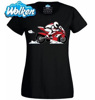[cz] [produkt] [dámské tričko] [černá] [hlavní] Červená Sportovní Motorka.jpg