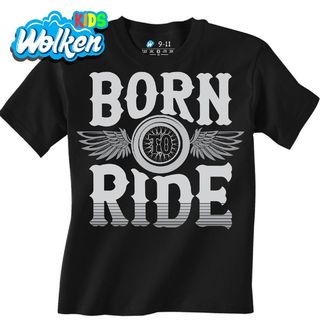 [cz] [produkt] [dětské tričko] [černá] [hlavní] Born to Ride Motorkářská Legenda.jpg