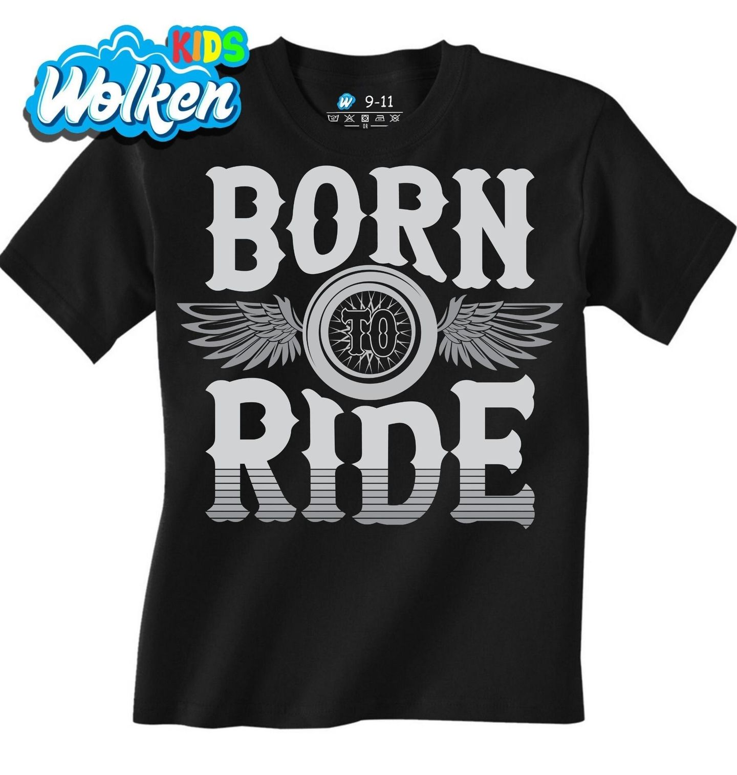 [cz] [produkt] [dětské tričko] [černá] [hlavní] Born to Ride Motorkářská Legenda.jpg