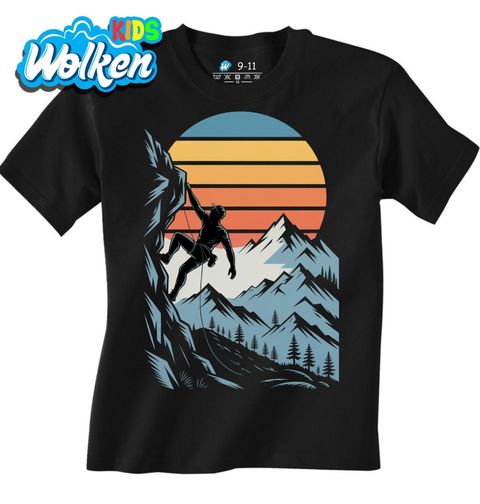 Obrázek produktu Dětské tričko Retro Horolezec v Horách