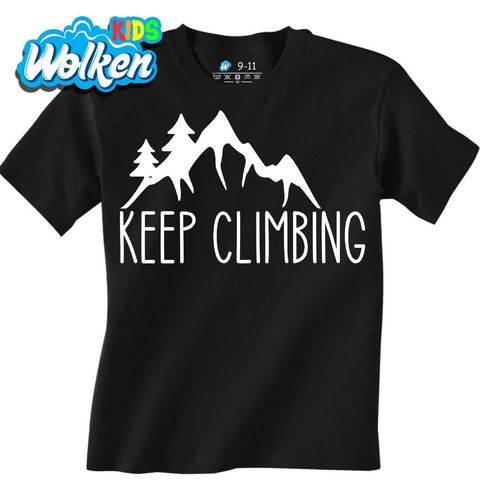 Obrázek produktu Dětské tričko Nepřestávej Lézt Keep Climbing