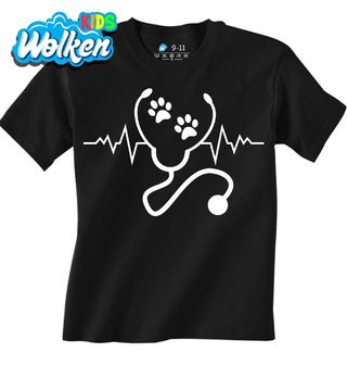 [cz] [produkt] [dětské tričko] [černá] [hlavní] Kardiogram Veterináře.jpg