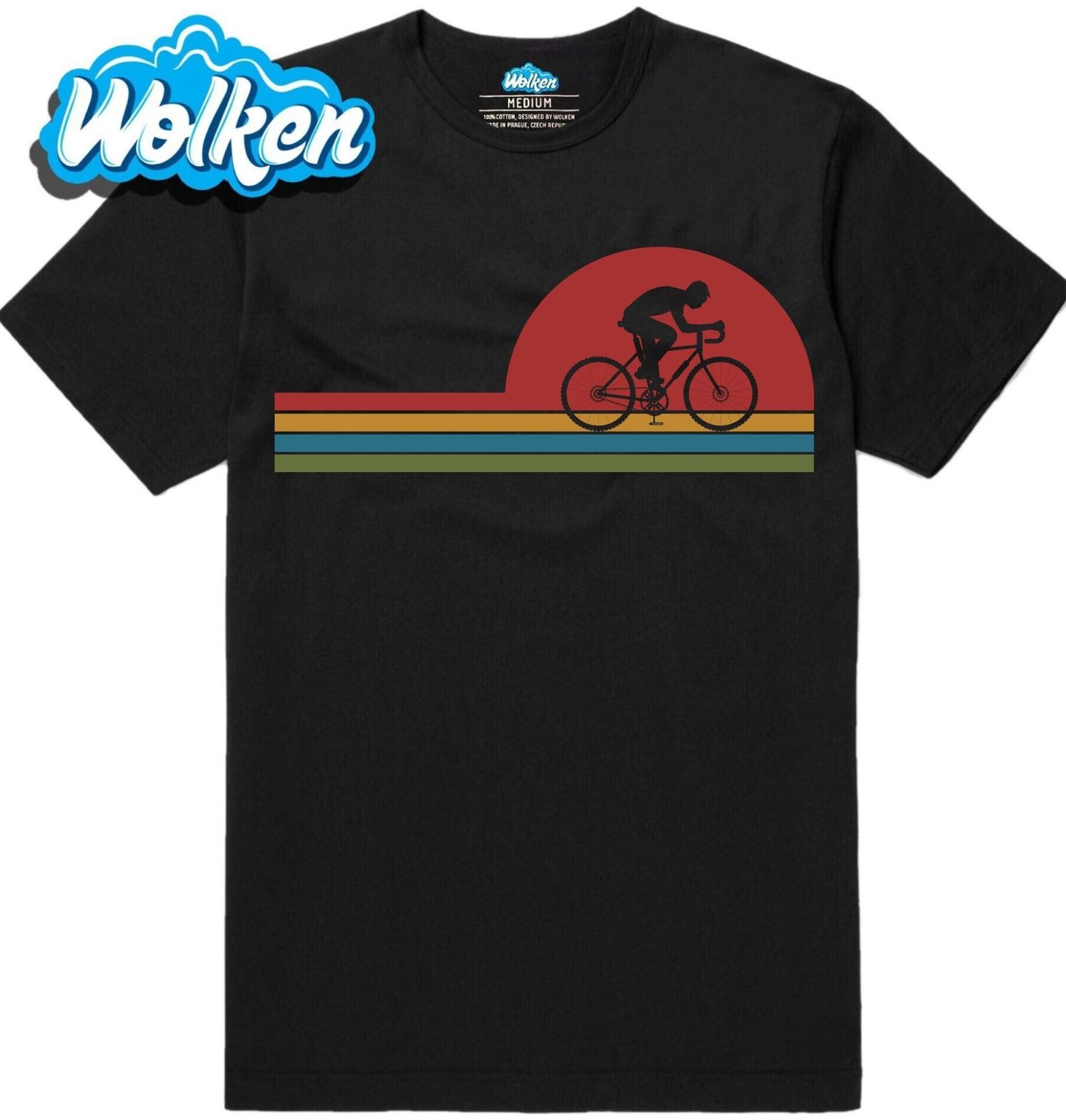 [cz] [produkt] [pánské tričko] [černá] [hlavní] Retro Silniční Cyklista.jpg