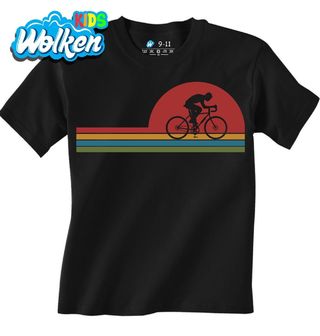 [cz] [produkt] [dětské tričko] [černá] [hlavní] Retro Silniční Cyklista.jpg