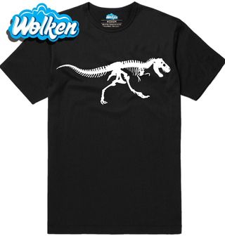 [cz] [produkt] [pánské tričko] [černá] [hlavní] Kostra Tyranosaura Rexe.jpg