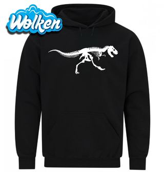 [cz] [produkt] [mikina] [černá] [hlavní] Kostra Tyranosaura Rexe.jpg