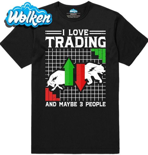 Obrázek produktu Pánské tričko Miluji Trading a Možná Tři Lidi