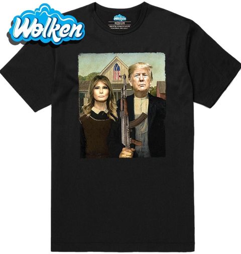 Obrázek produktu Pánské tričko Americká gotika Trump Family