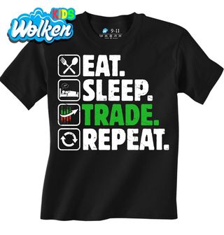 [cz] [produkt] [dětské tričko] [černá] [hlavní] Jez Spi Obchoduj Opakuj Eat Sleep Trade Repeat.jpg