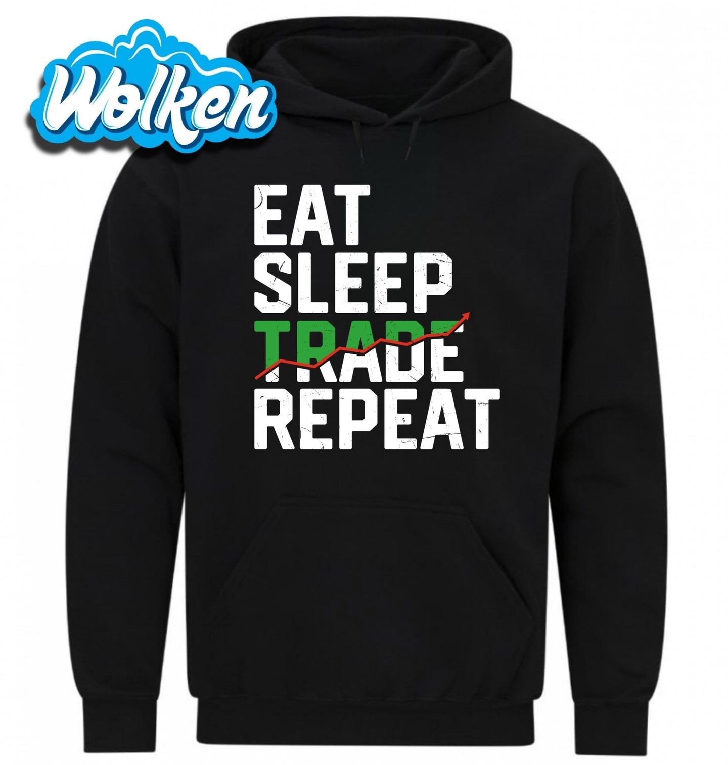 [cz] [produkt] [mikina] [černá] [hlavní] Jez Spi Opakuj Investuj Eat Sleep Trade Repeat.jpg