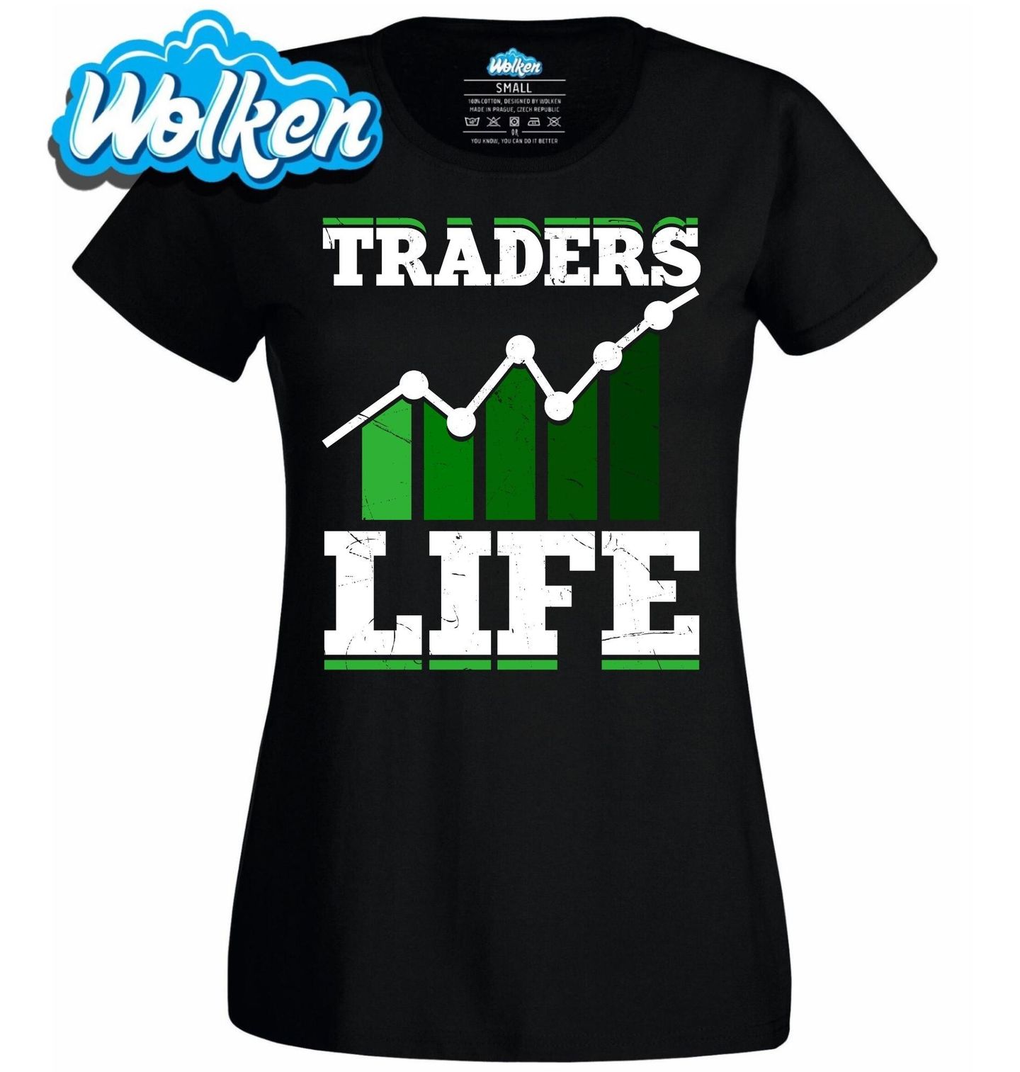 [cz] [produkt] [dámské tričko] [černá] [hlavní] Život Tradera Traders Life.jpg
