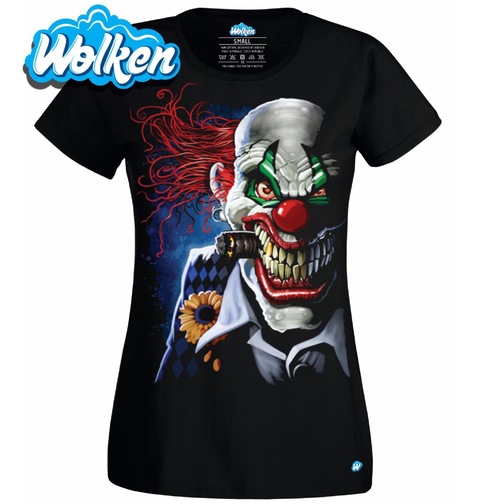 Obrázek produktu Dámské tričko Klaun Joker s Doutníkem