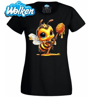 [cz] [produkt] [dámské tričko] [černá] [hlavní] Včelka s Medem.jpg