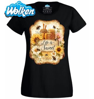 [cz] [produkt] [dámské tričko] [černá] [hlavní] Život je Sladký Life is Sweet.jpg