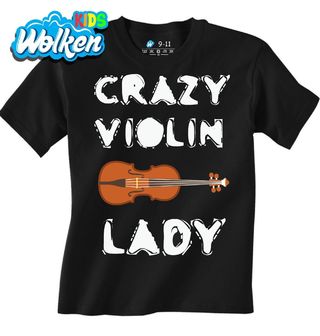 [cz] [produkt] [dětské tričko] [černá] [hlavní] Bláznivá Houslistka.jpg