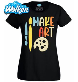 [cz] [produkt] [dámské tričko] [černá] [hlavní] Make Art Tvoř Umění.jpg