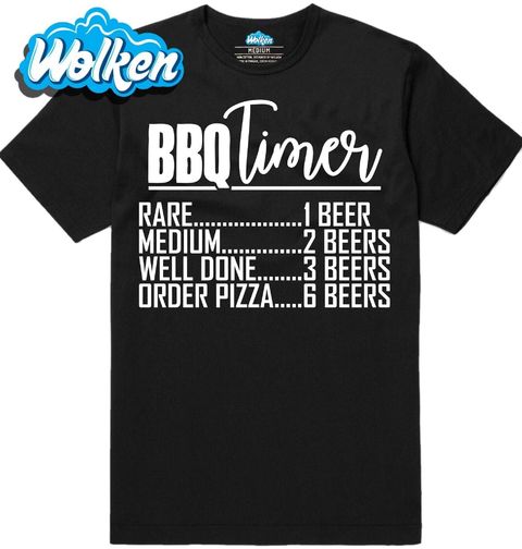Obrázek produktu Pánské tričko BBQ Timer Pivo a Pizza