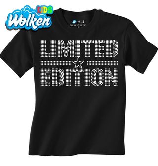 [cz] [produkt] [dětské tričko] [černá] [hlavní] Limitovaná Edice z Teček Limited Edition Rhinestone.jpg