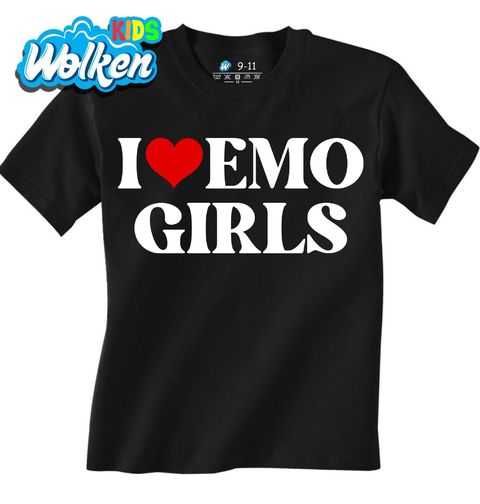 Obrázek produktu Dětské tričko Miluji Emo Dívky I Love Emo Girls