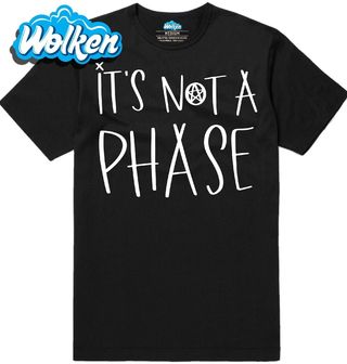 [cz] [produkt] [pánské tričko] [černá] [hlavní] Není To Fáze It's Not a Phase.jpg