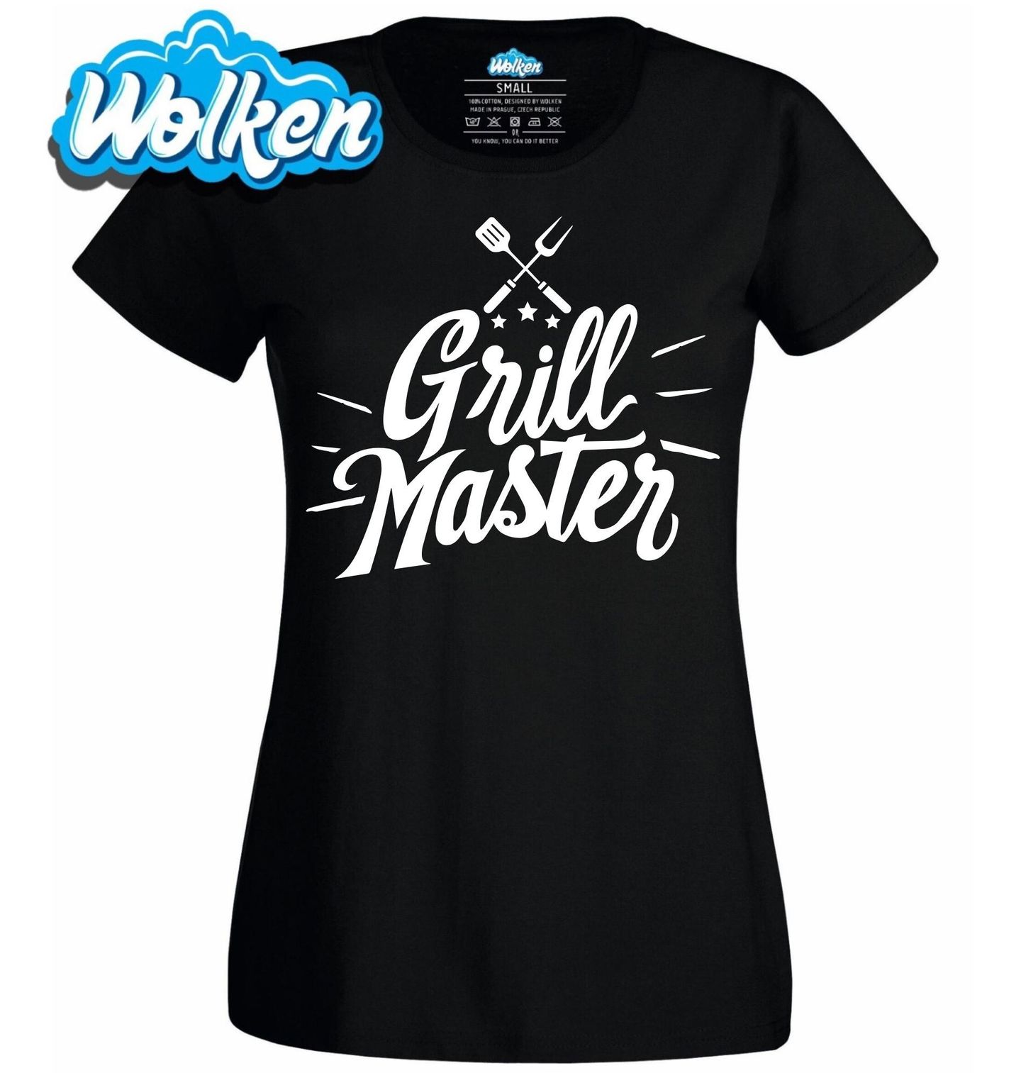 [cz] [produkt] [dámské tričko] [černá] [hlavní] Mistr Grilu Grill Master.jpg