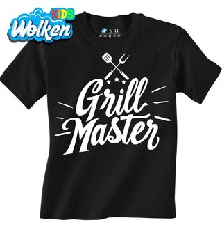 [cz] [produkt] [dětské tričko] [černá] [hlavní] Mistr Grilu Grill Master.jpg