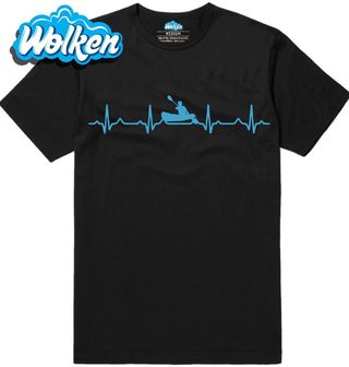 [cz] [produkt] [pánské tričko] [černá] [hlavní] Kardiogram Milovníka Kajaku.jpg