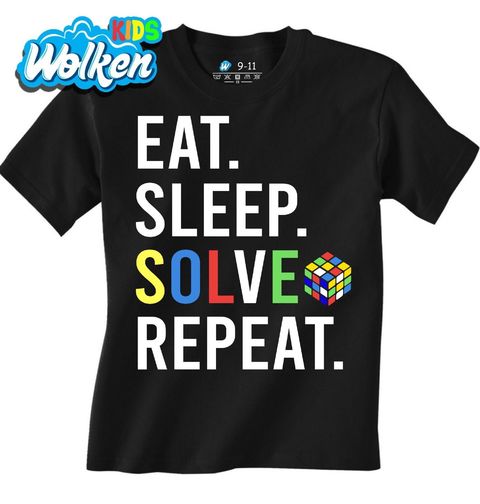Obrázek produktu Dětské tričko Jez Spi Slož Opakuj Eat Sleep Solve Repeat