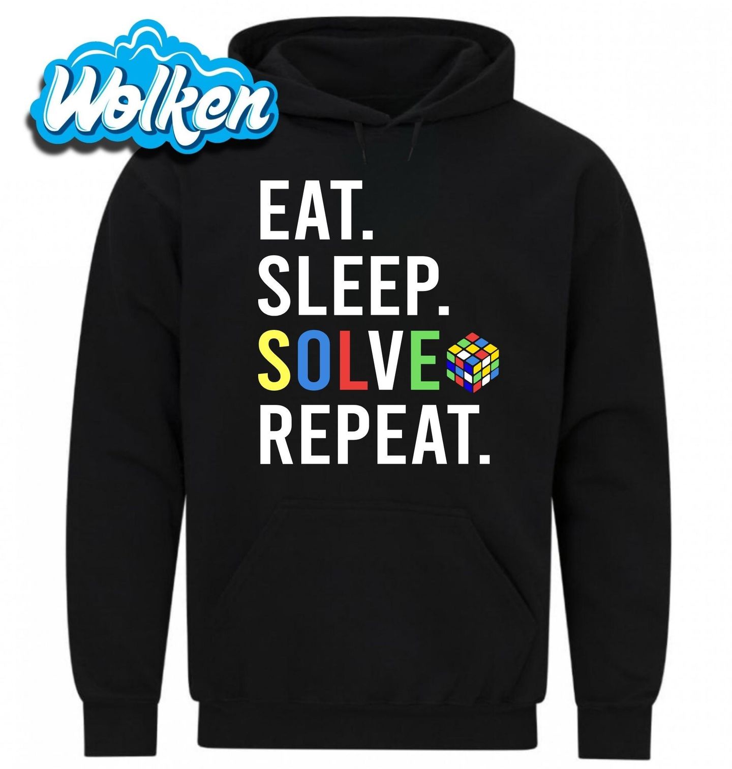 [cz] [produkt] [mikina] [černá] [hlavní] Jez Spi Slož Opakuj Eat Sleep Solve Repeat.jpg