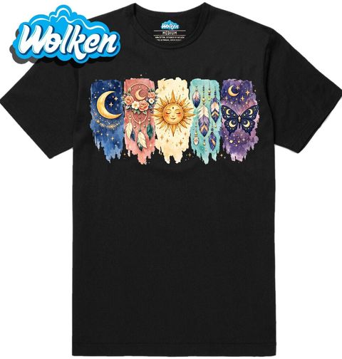 Obrázek produktu Pánské tričko Boho Slunce a Měsíc