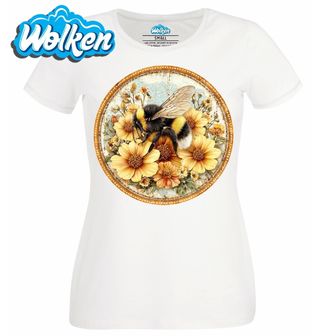 [cz] [produkt] [dámské tričko] [bílá] [hlavní] Čmelák na Květech.jpg