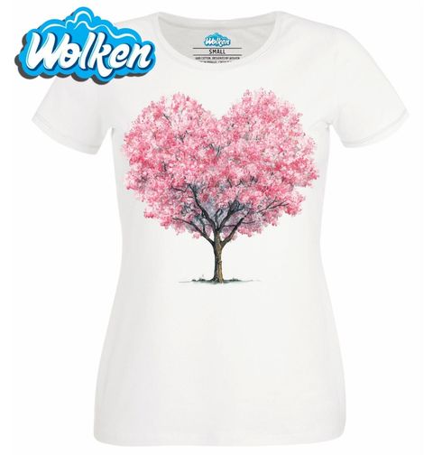 Obrázek produktu Dámské tričko Sakura ve Tvaru Srdce
