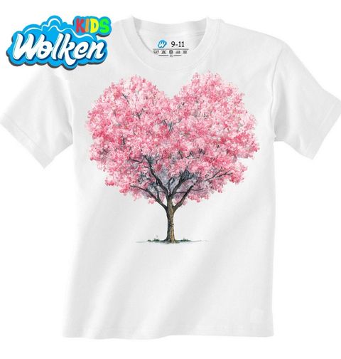 Obrázek produktu Dětské tričko Sakura ve Tvaru Srdce