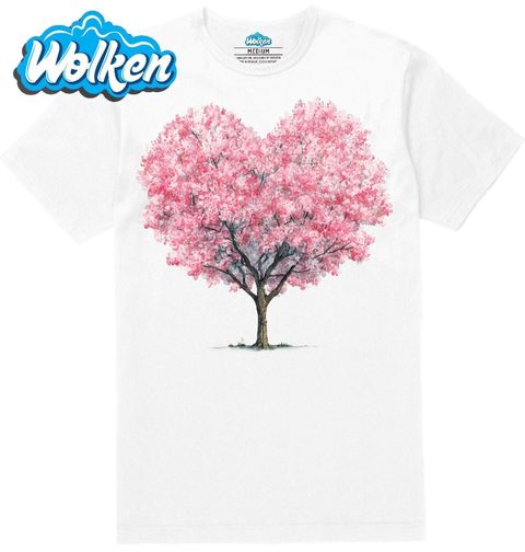 Obrázek produktu Pánské tričko Sakura ve Tvaru Srdce