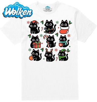 [cz] [produkt] [pánské tričko] [bílá] [hlavní] Veselé Vánoční Kočky.jpg