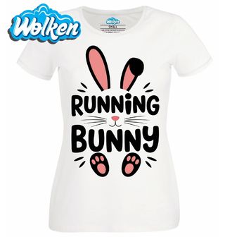 [cz] [produkt] [dámské tričko] [bílá] [hlavní] Running Bunny Běžící Králíček.jpg
