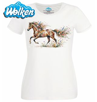 [cz] [produkt] [dámské tričko] [bílá] [hlavní] Kůň z Květin.jpg