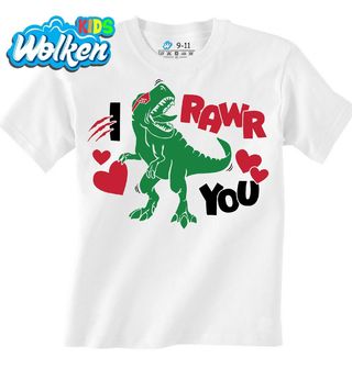 [cz] [produkt] [dětské tričko] [bílá] [hlavní] I Rawr You Mám tě rád.jpg