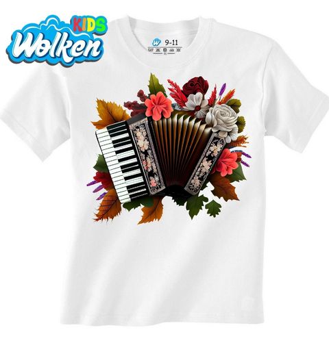 Obrázek produktu Dětské tričko Květinový Akordeon