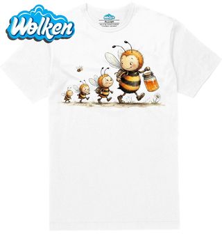 [cz] [produkt] [pánské tričko] [bílá] [hlavní] Včelí Výprava.jpg